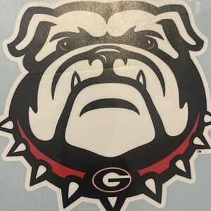 Georgia Bulldogs 6 inch decal